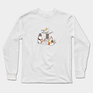 Birds of Literacy Long Sleeve T-Shirt